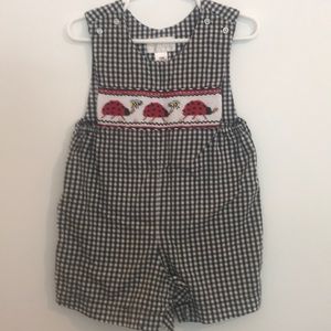 Boys smocked Jon Jon